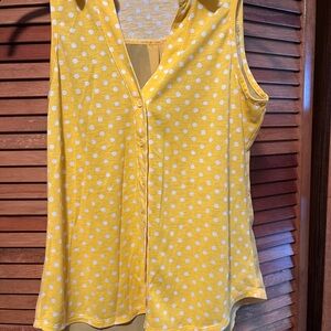 Maurice’s sleeveless button down shirt